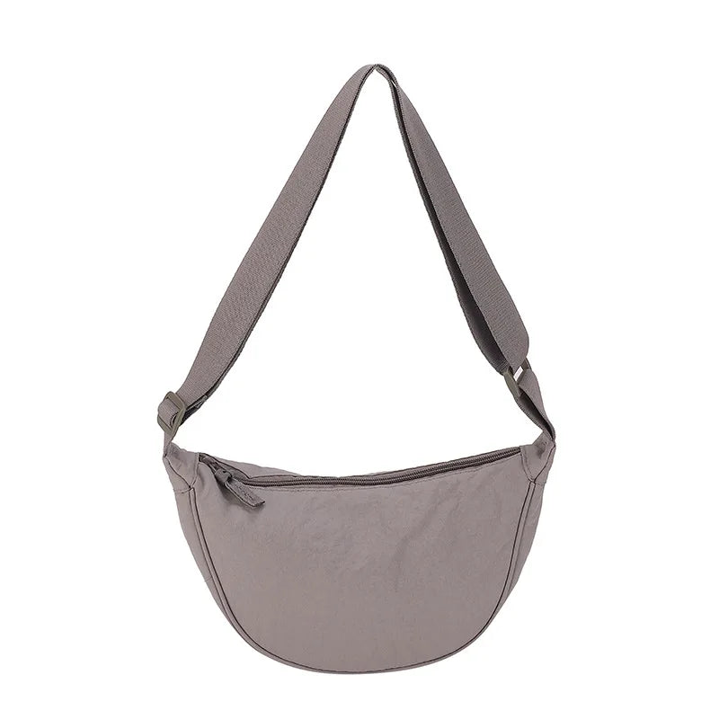 Simple Design Women's Messenger Bag Fashion Ladies Nylon Hobos Small Shoulder Bags Vintage Female Girls Purse Cloth Handbags