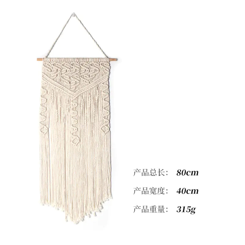 Bohemian Handwoven Tapestry - Modern Nordic Decor