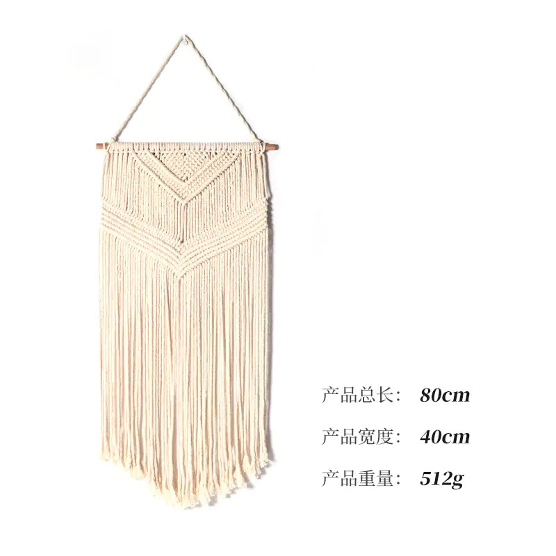 Bohemian Handwoven Tapestry - Modern Nordic Decor