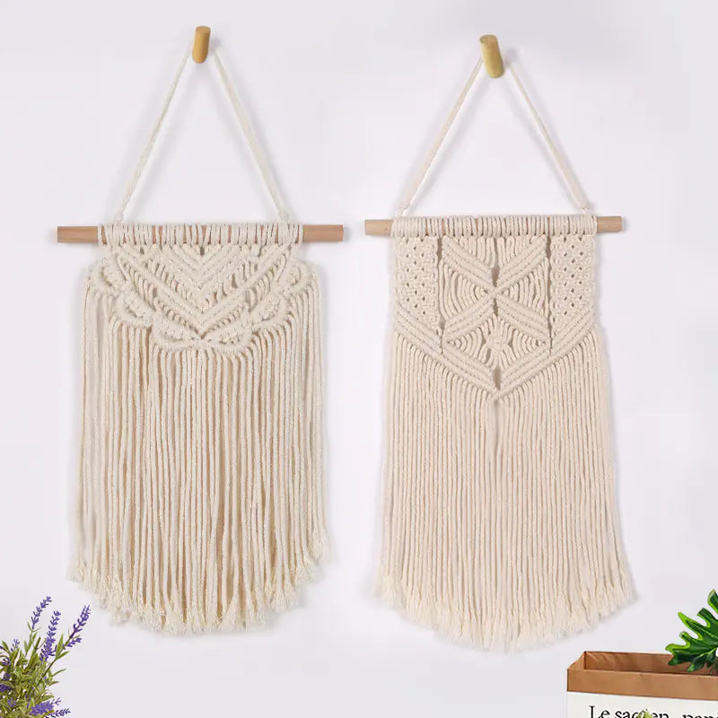 Bohemian DIY Cotton Rope Tapestry Wall Decor