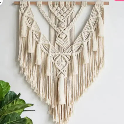 Bohemian DIY Cotton Rope Tapestry Wall Decor