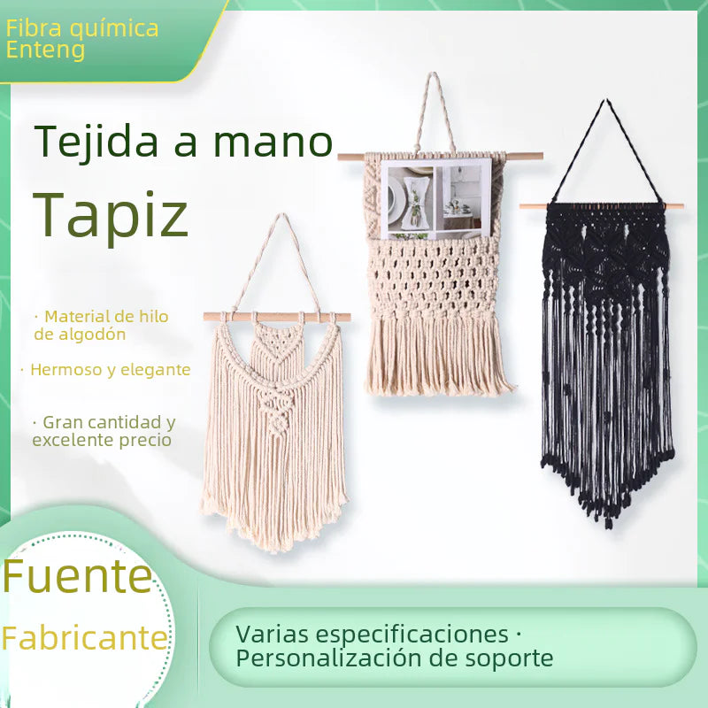 Bohemian Handwoven Tapestry - Modern Nordic Decor