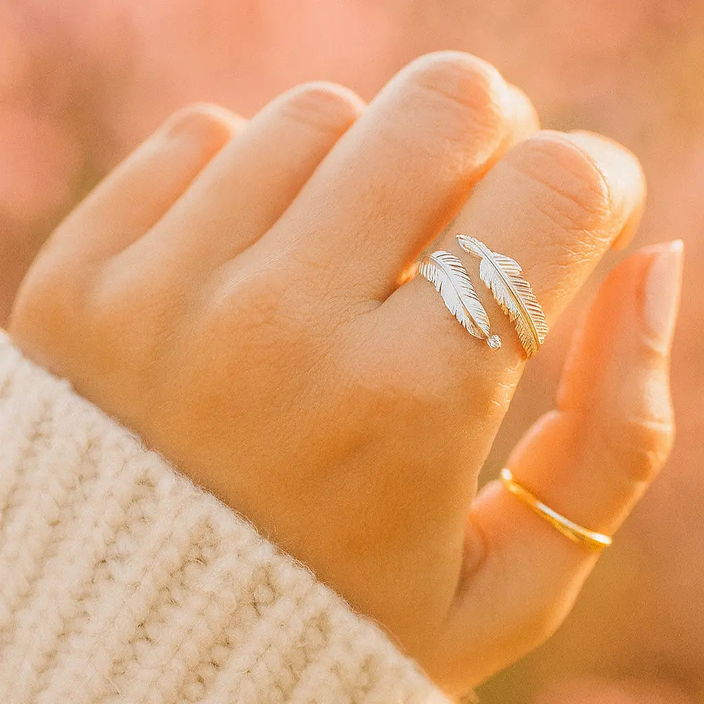Feather from an Angel Ring