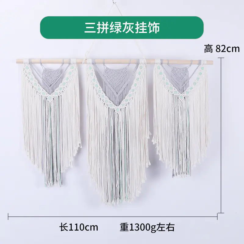 Bohemian DIY Cotton Rope Tapestry Wall Decor