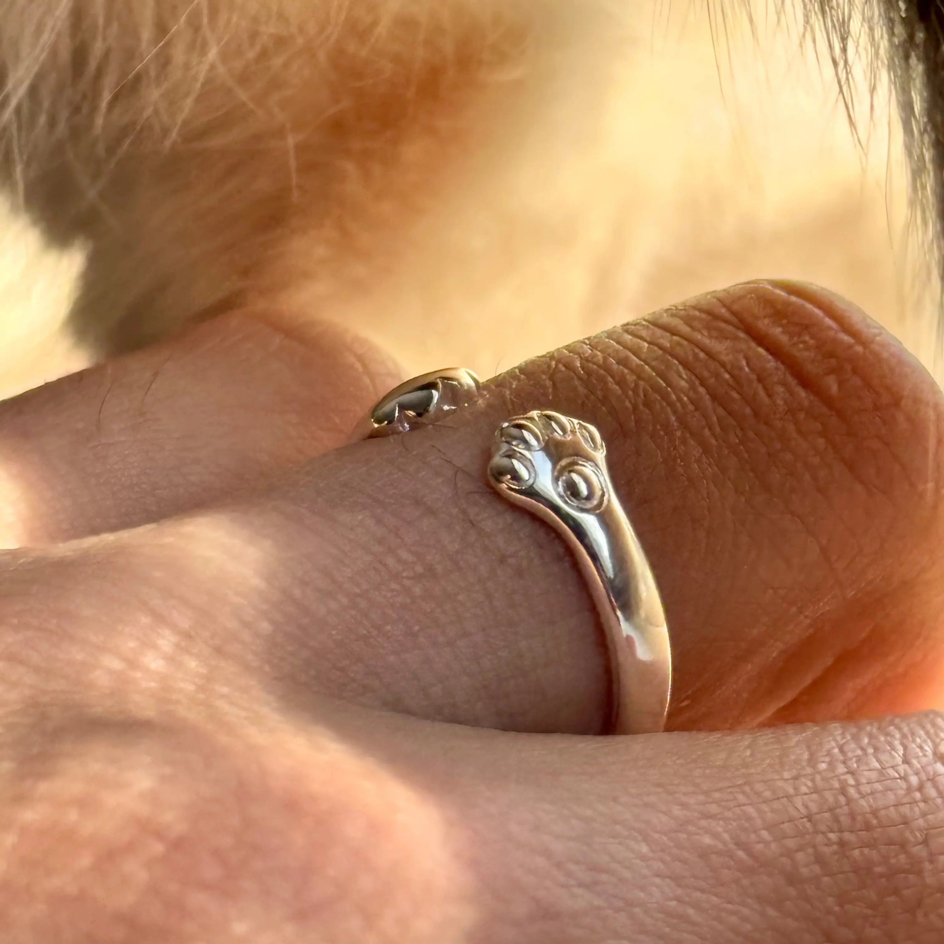 Paw Print Ring