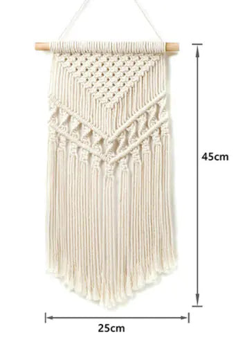 Bohemian DIY Cotton Rope Tapestry Wall Decor