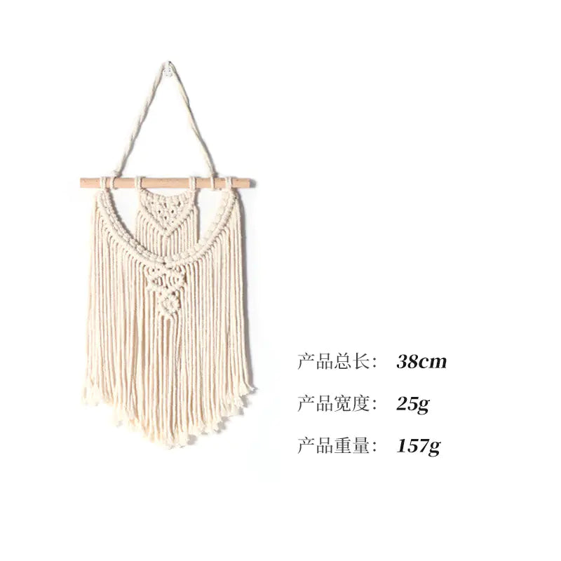 Bohemian Handwoven Tapestry - Modern Nordic Decor