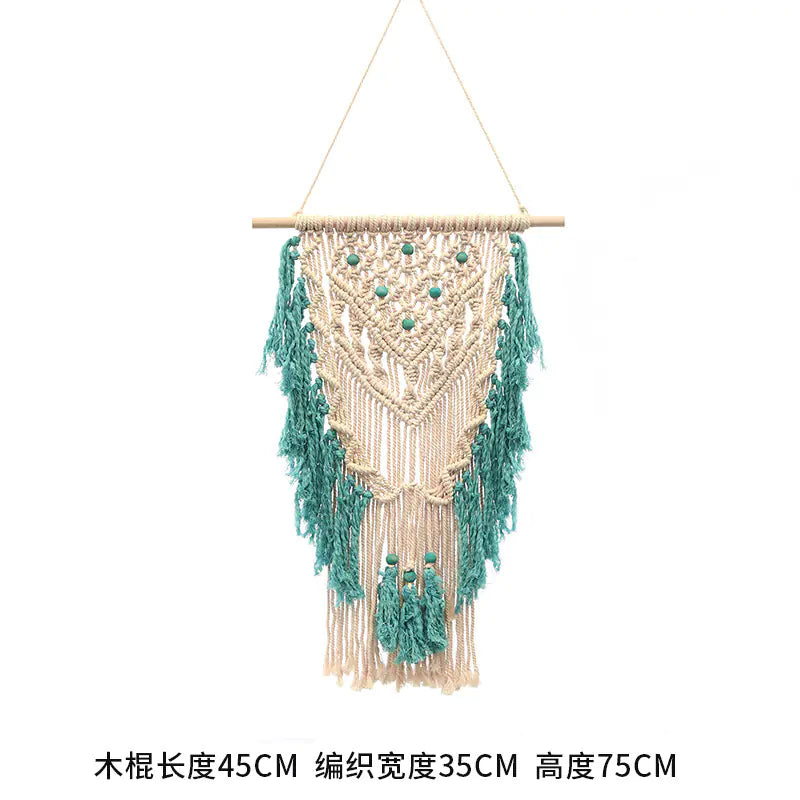 Bohemian DIY Cotton Rope Tapestry Wall Decor