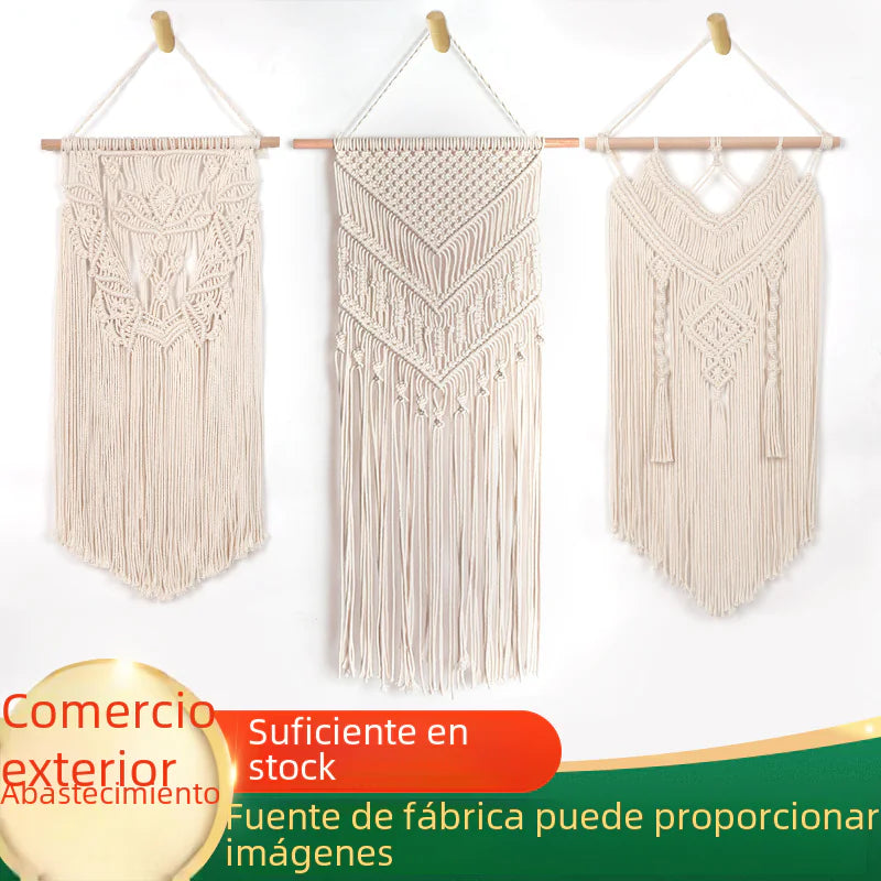 Bohemian DIY Cotton Rope Tapestry Wall Decor