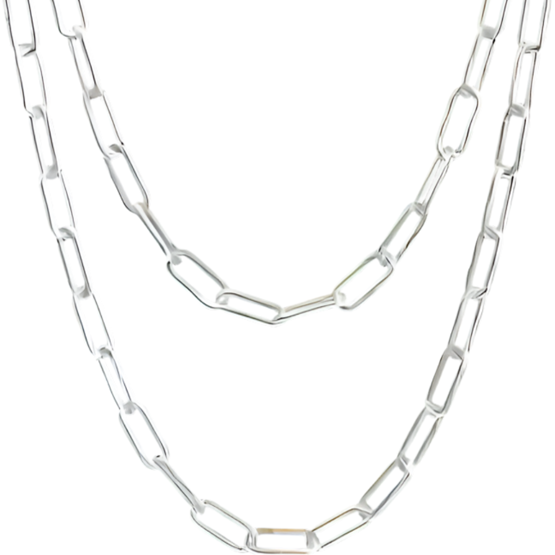Amy Chunky Link Wrap Necklace