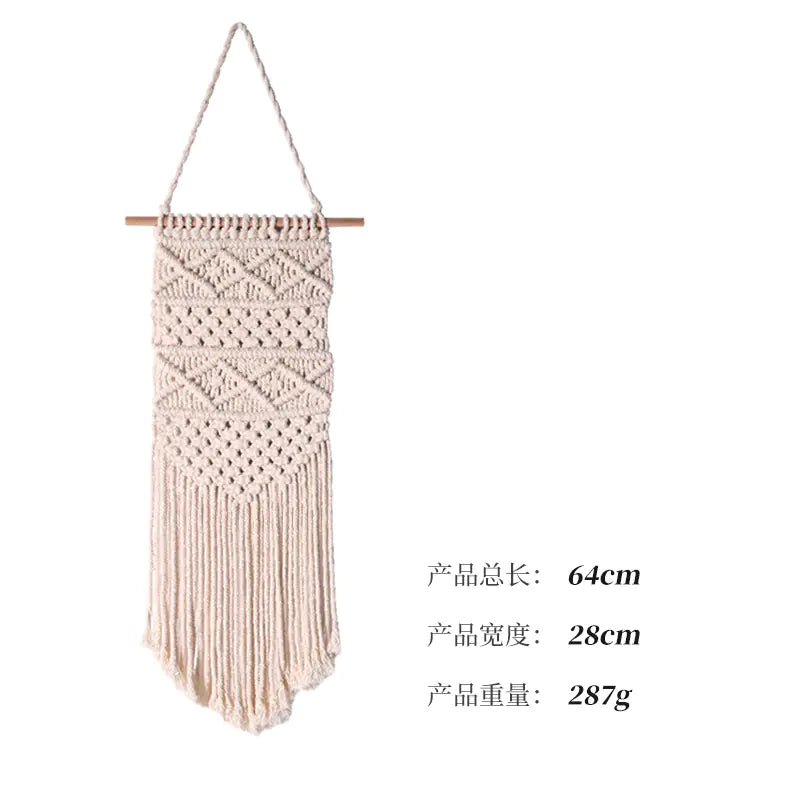 Bohemian Handwoven Tapestry - Modern Nordic Decor