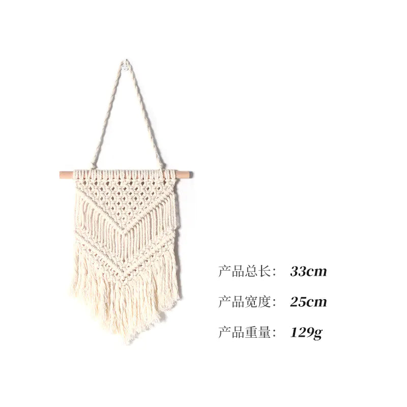 Bohemian Handwoven Tapestry - Modern Nordic Decor