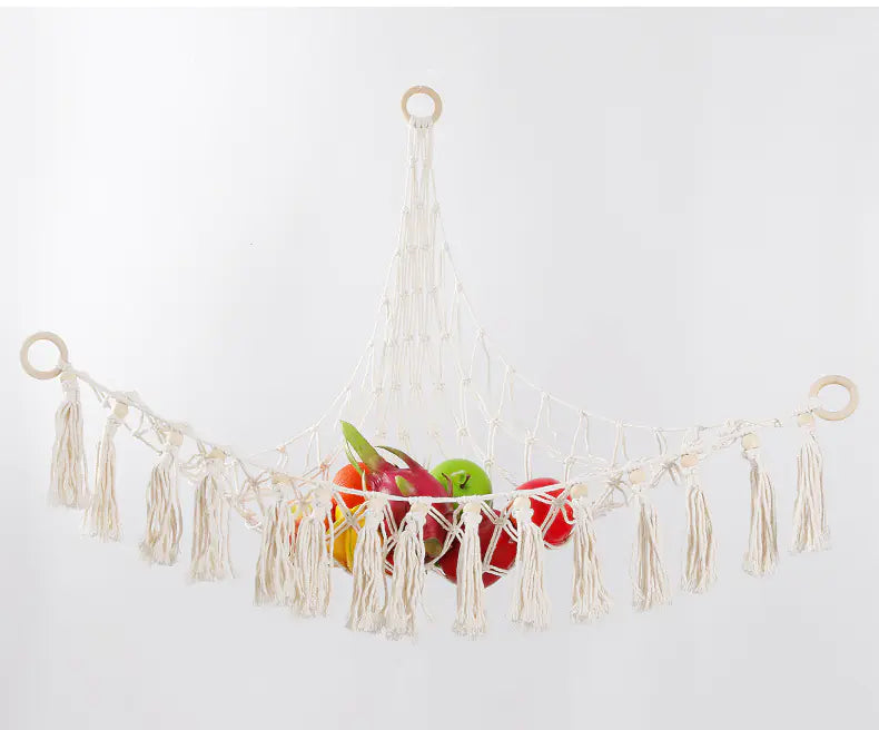 Bohemian DIY Cotton Rope Tapestry Wall Decor