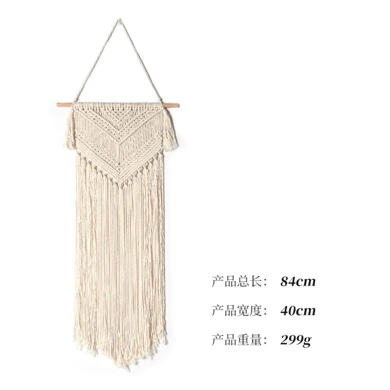 Bohemian Handwoven Tapestry - Modern Nordic Decor