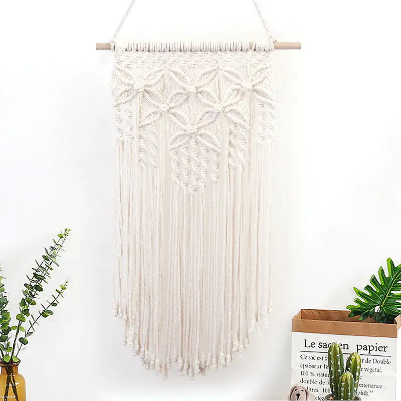 Bohemian DIY Cotton Rope Tapestry Wall Decor