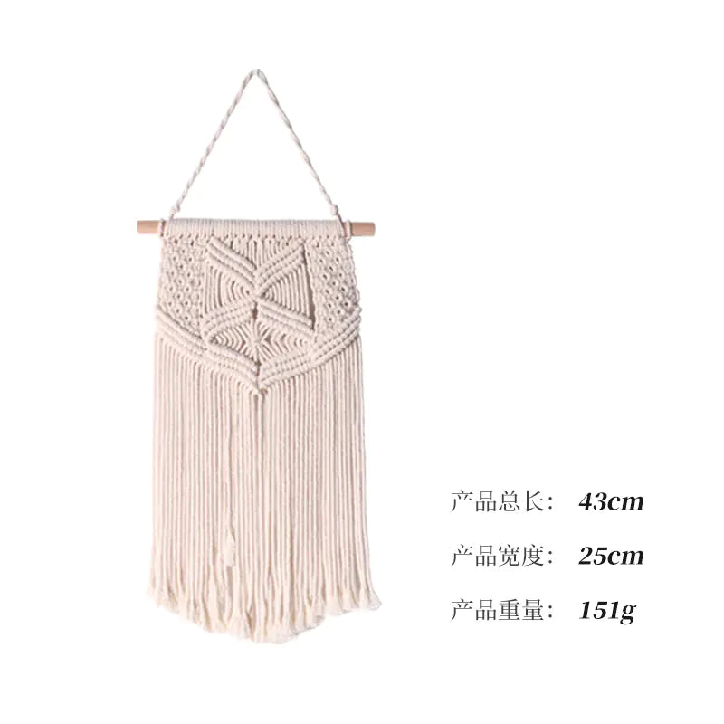Bohemian Handwoven Tapestry - Modern Nordic Decor
