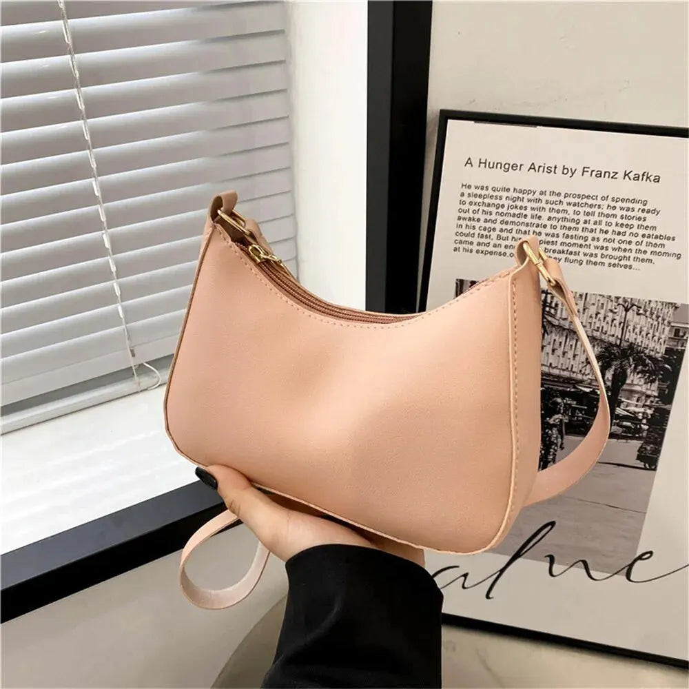 Fashion Korean Version Simple Crossbody Bag Casual Bag Shoulder Bag Armpit Handbag