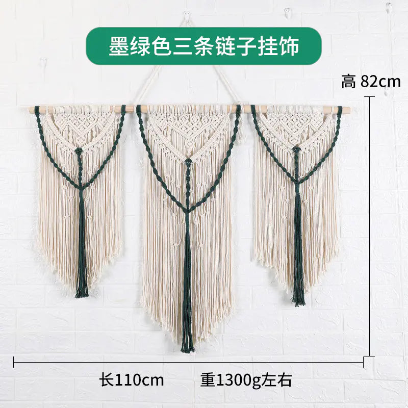 Bohemian DIY Cotton Rope Tapestry Wall Decor