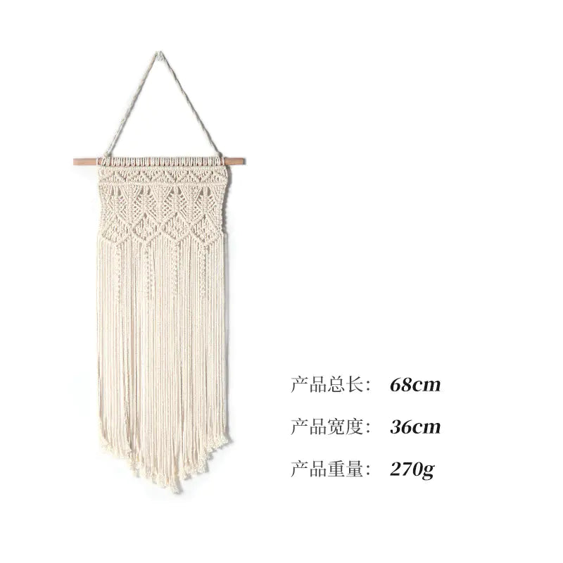 Bohemian Handwoven Tapestry - Modern Nordic Decor