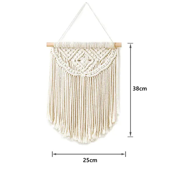 Bohemian DIY Cotton Rope Tapestry Wall Decor