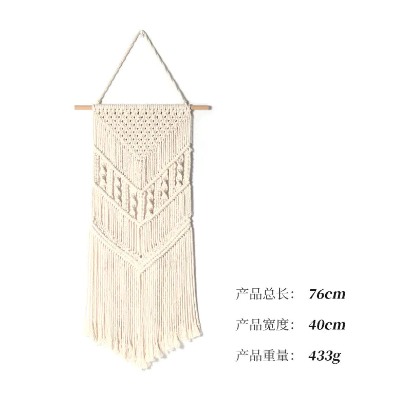 Bohemian Handwoven Tapestry - Modern Nordic Decor