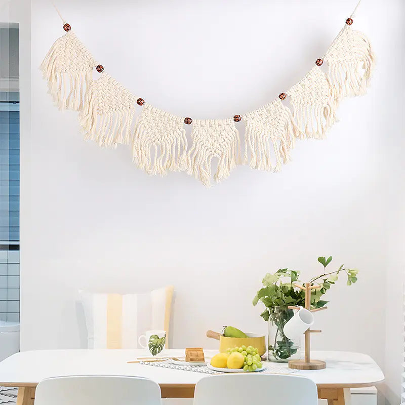Bohemian DIY Cotton Rope Tapestry Wall Decor